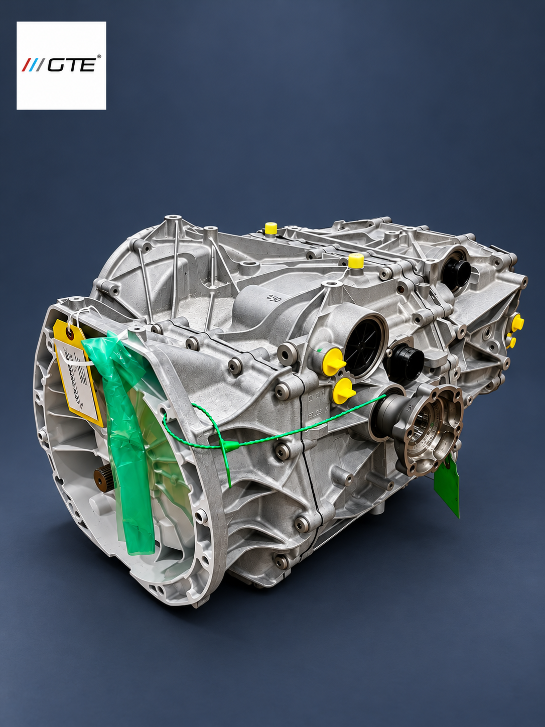 Getrag 7DCL750 transmission with green security seals and inspection paperwork