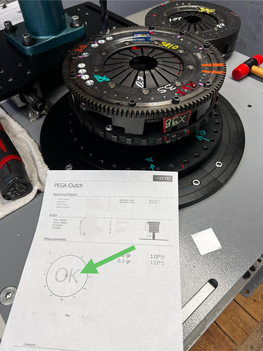 Balancing for Clutch Pressure Plate and/or with Flywheel (M2Type)