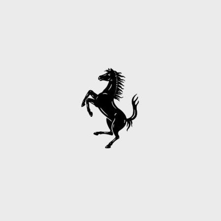 Ferrari prancing horse emblem used as a vehicle-make reference